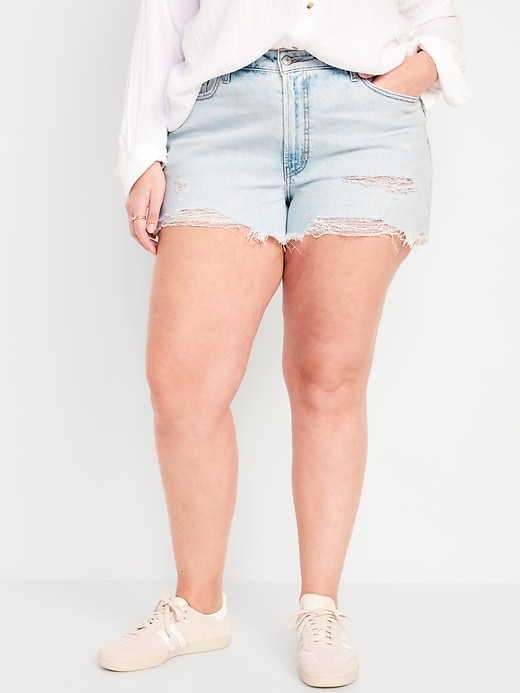 Image number 7 showing, High-Waisted OG Jean Shorts -- 3-inch inseam