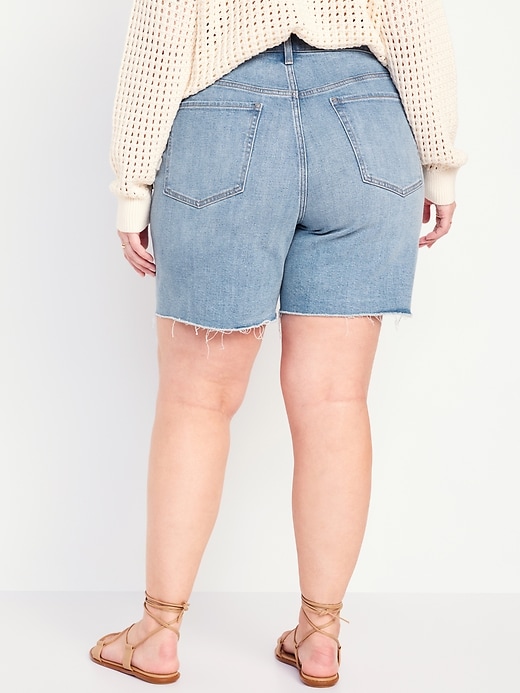 Image number 8 showing, High-Waisted OG Button-Fly Shorts -- 7-inch inseam