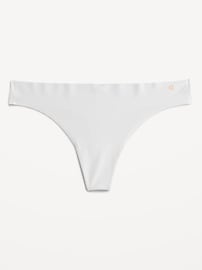 View large product image 4 of 8. Low-Rise Soft-Knit No-Show Thong Underwear