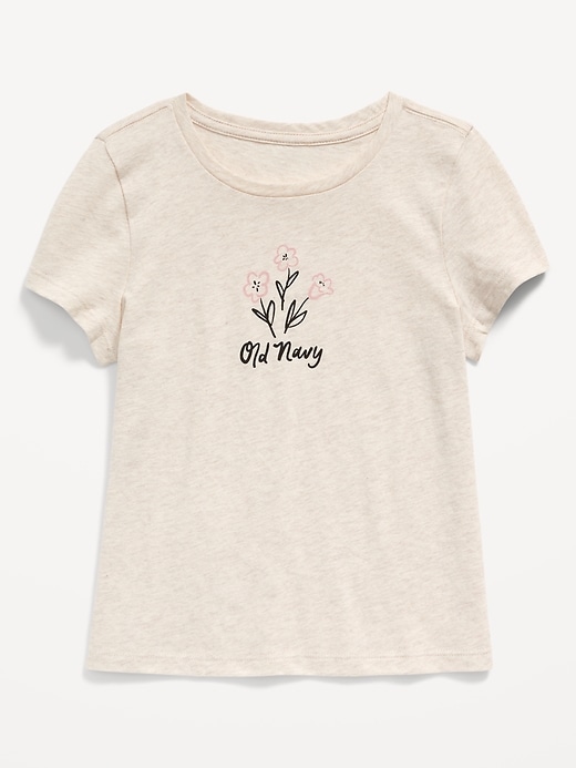 View large product image 1 of 1. Short-Sleeve Logo-Graphic T-Shirt for Girls
