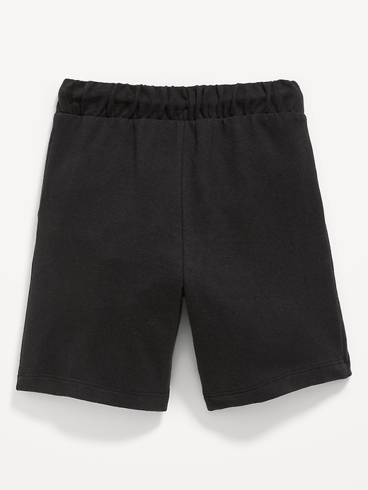 Image number 2 showing, Functional-Drawstring French Terry Pull-On Shorts for Toddler Boys