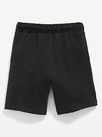Image number 2 showing, Functional-Drawstring French Terry Pull-On Shorts for Toddler Boys