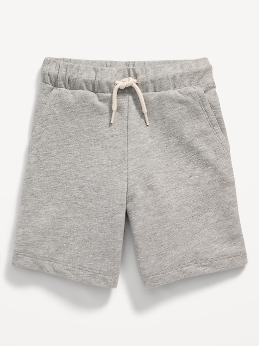 View large product image 1 of 1. Functional-Drawstring French Terry Pull-On Shorts for Toddler Boys