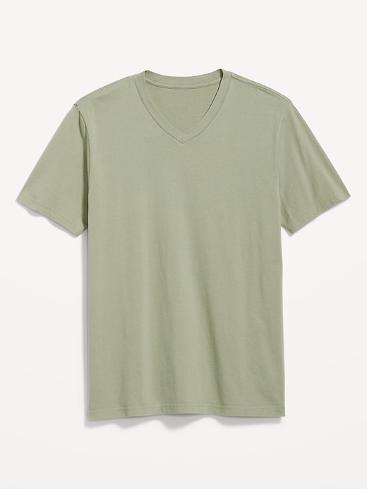 Image number 3 showing, Soft-Washed V-Neck T-Shirt