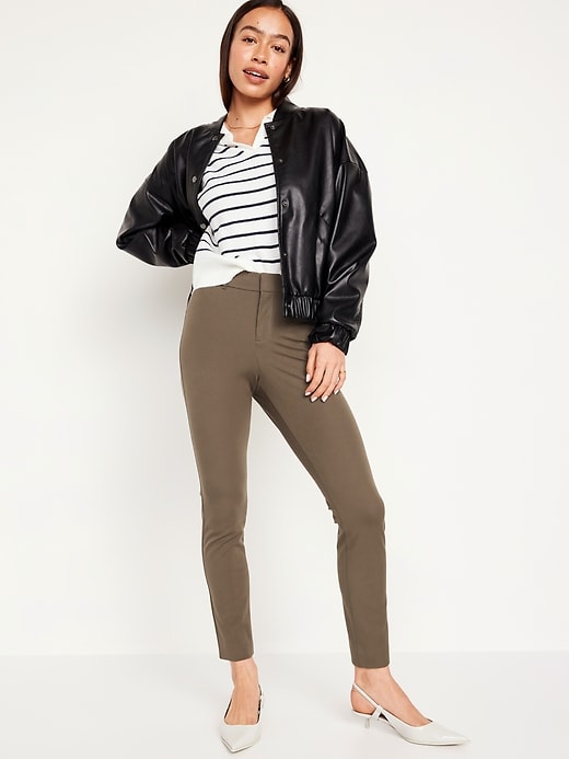 Image number 3 showing, High-Waisted Pixie Skinny Ankle Pants