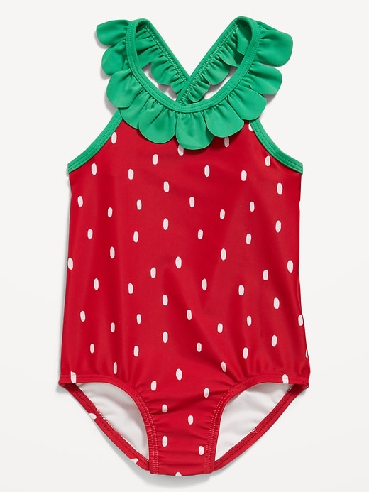 View large product image 1 of 2. Printed Swimsuit for Toddler Girls