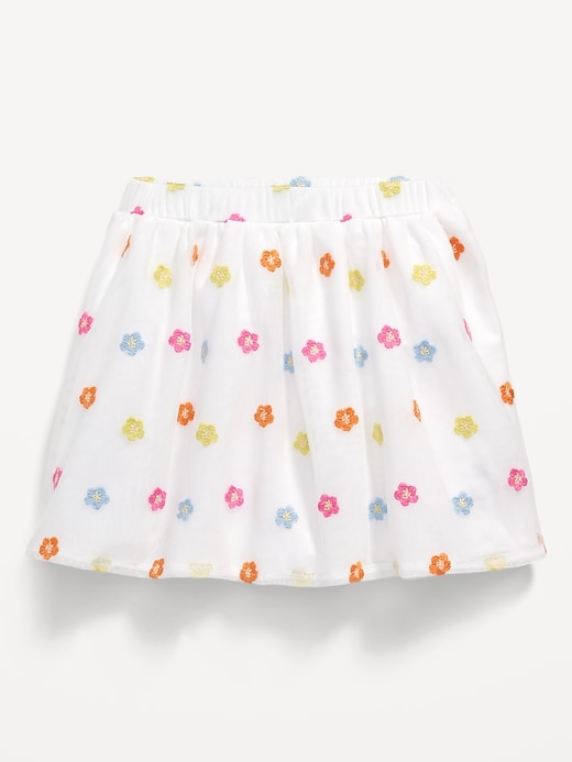 View large product image 1 of 2. Embroidered Tulle Tutu Skirt for Toddler Girls
