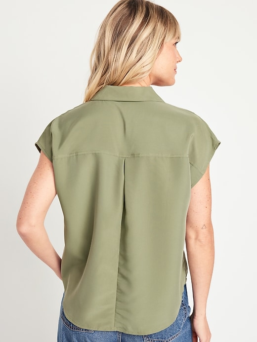 Image number 2 showing, Dolman-Sleeve Utility Top