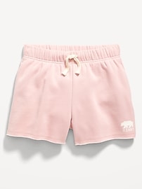 View large product image 4 of 4. Vintage Logo-Graphic Drawstring Shorts for Girls