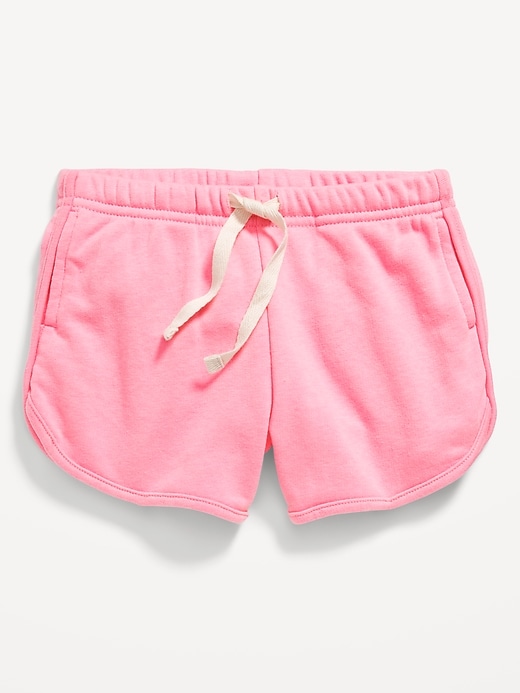 View large product image 1 of 2. French Terry Dolphin-Hem Shorts for Toddler Girls