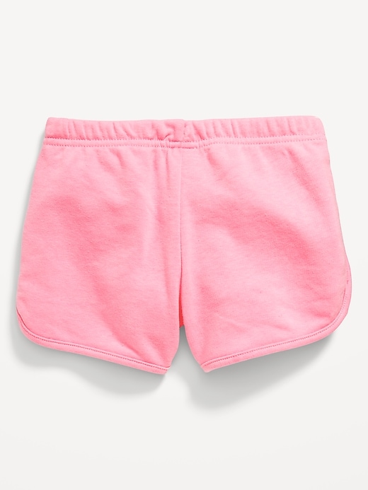 View large product image 2 of 2. French Terry Dolphin-Hem Shorts for Toddler Girls