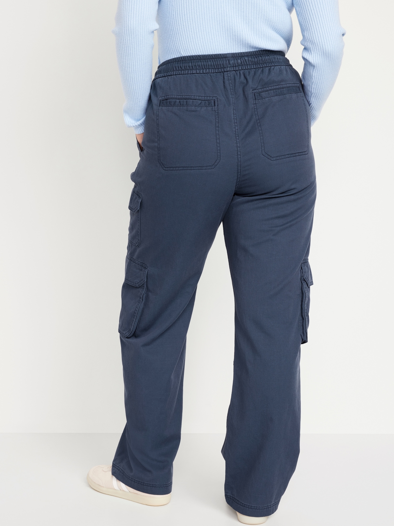 Mid-Rise Cargo Pants