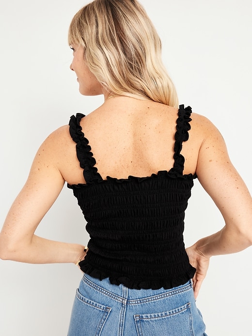 Image number 2 showing, Fitted Smocked Top