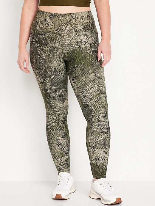 Maternity Full-Panel Leopard-Print Leggings | Old Navy