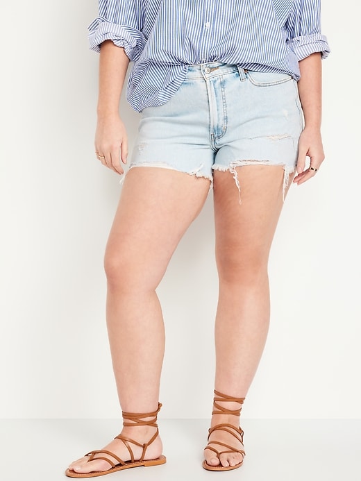 Image number 5 showing, High-Waisted OG Jean Shorts -- 3-inch inseam