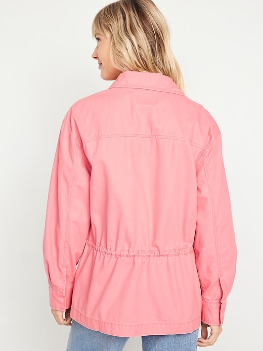 Image number 8 showing, Cinched-Waist Utility Jacket