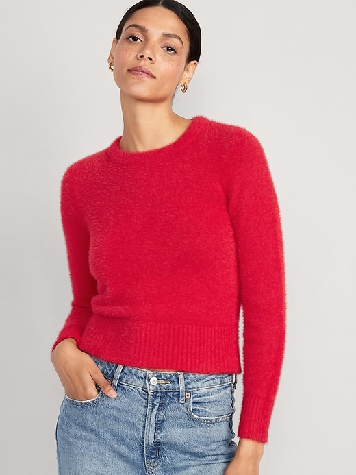 Image number 1 showing, Eyelash Sweater