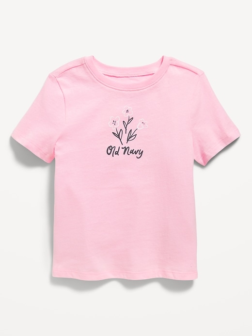 View large product image 1 of 2. Unisex Logo Graphic T-Shirt for Toddler