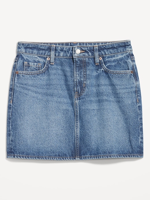 Image number 4 showing, Mid-Rise OG Jean Mini Skirt