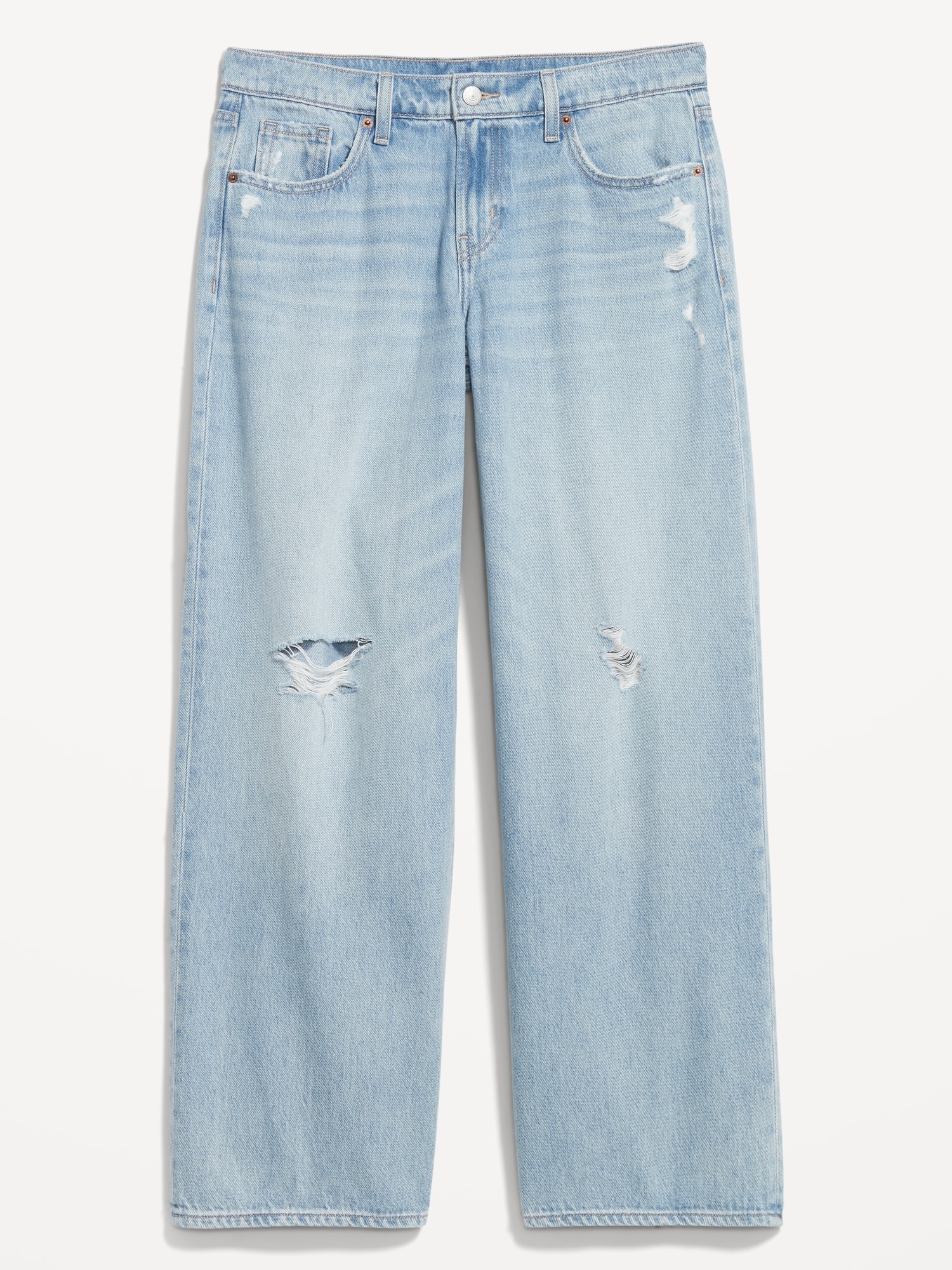 Low-Rise Baggy Wide-Leg Jeans | Old Navy