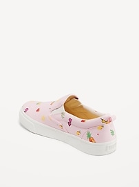 View large product image 4 of 4. Canvas Slip-On Sneakers for Girls