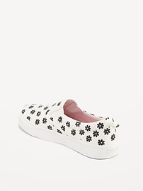 View large product image 3 of 4. Canvas Slip-On Sneakers for Girls