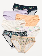 Bikini Underwear Days of the Week 7-Pack for Girls