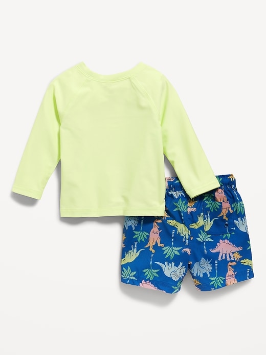 View large product image 2 of 4. Graphic Rashguard Swim Top and Trunks for Baby