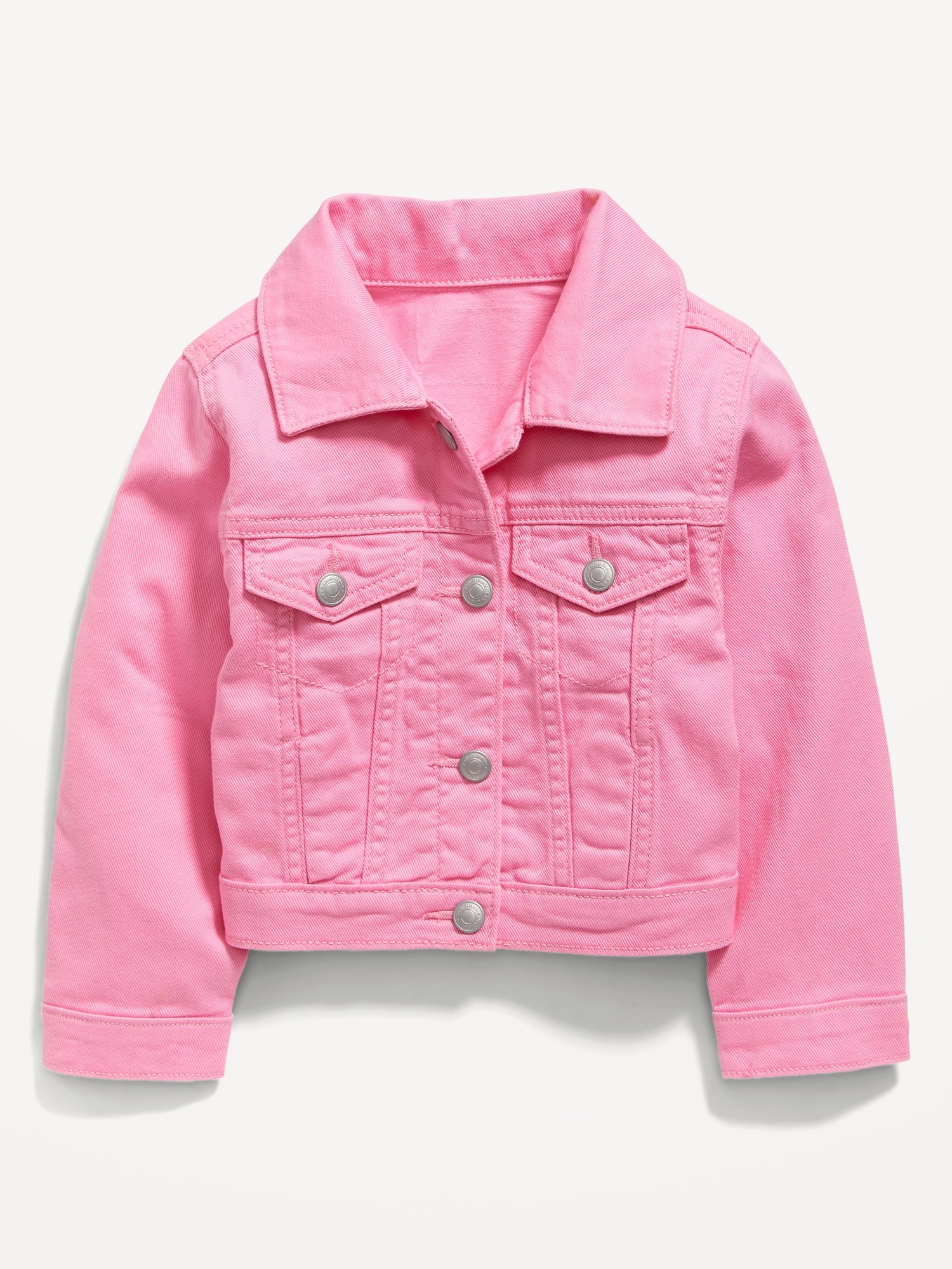 Cropped Trucker Twill Jacket for Toddler Girls | Old Navy