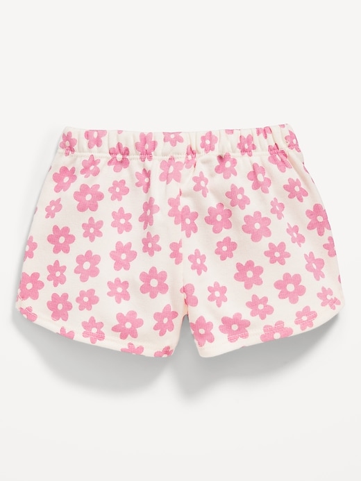 View large product image 2 of 2. French Terry Logo-Graphic Dolphin-Hem Shorts for Baby