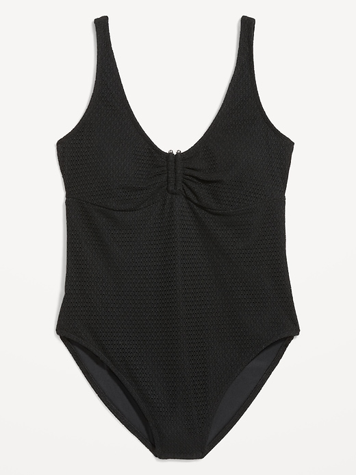 Image number 4 showing, Crochet One-Piece Swimsuit