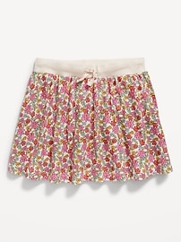 View large product image 4 of 5. Printed Drawstring Skort for Girls