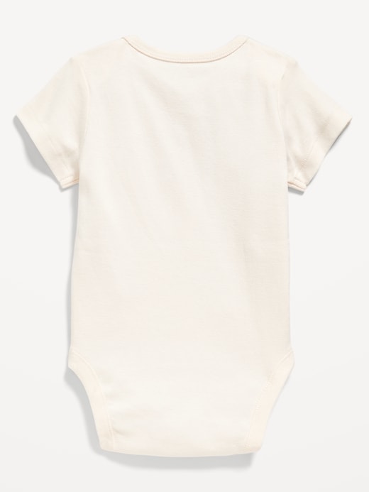 View large product image 2 of 2. Short-Sleeve Graphic Bodysuit for Baby