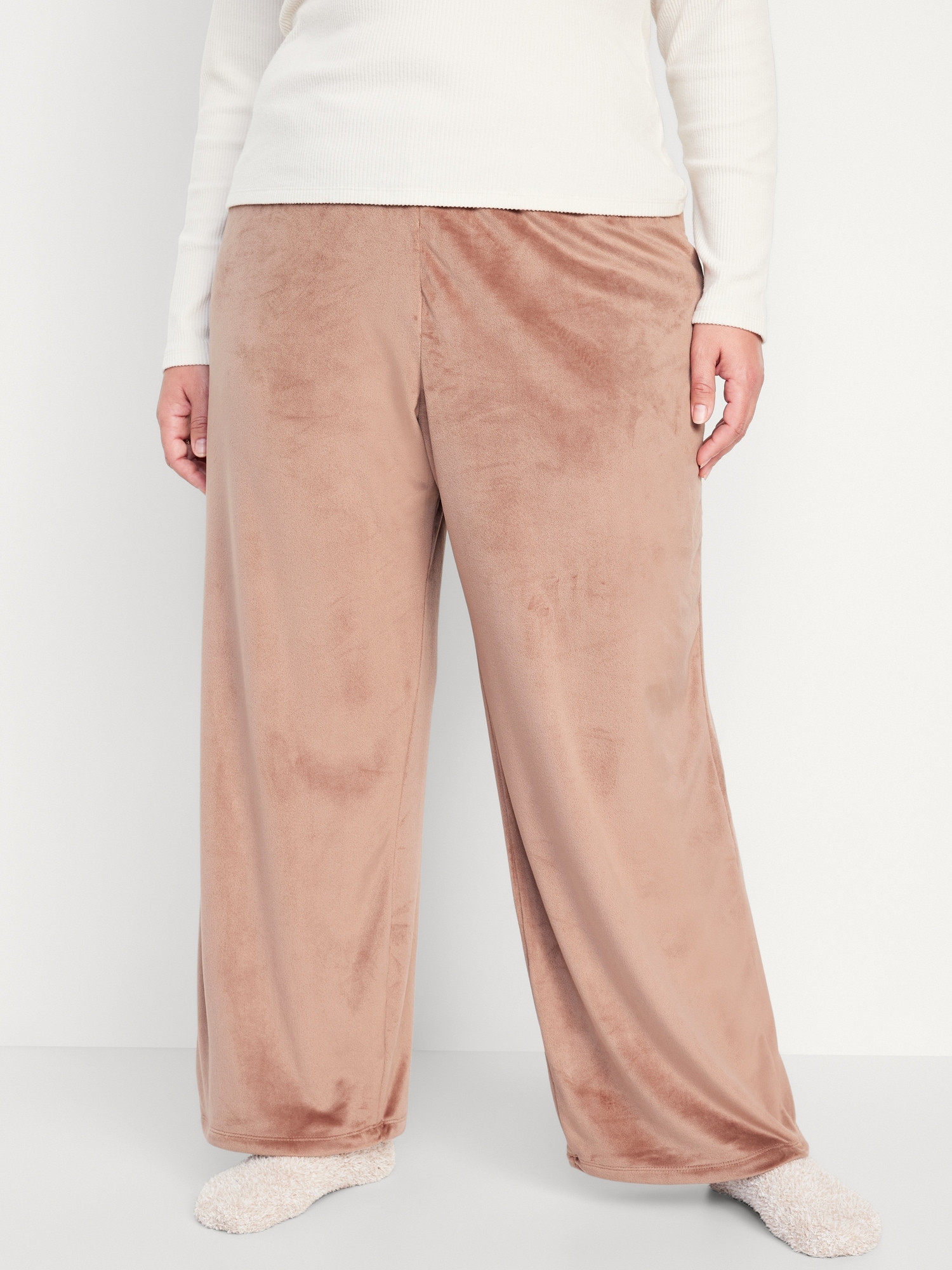 HighWaisted Velour Pajama Pants Old Navy