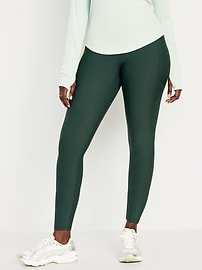 Old Navy High-Waisted PowerSoft 7/8 Mixed-Fabric Leggings