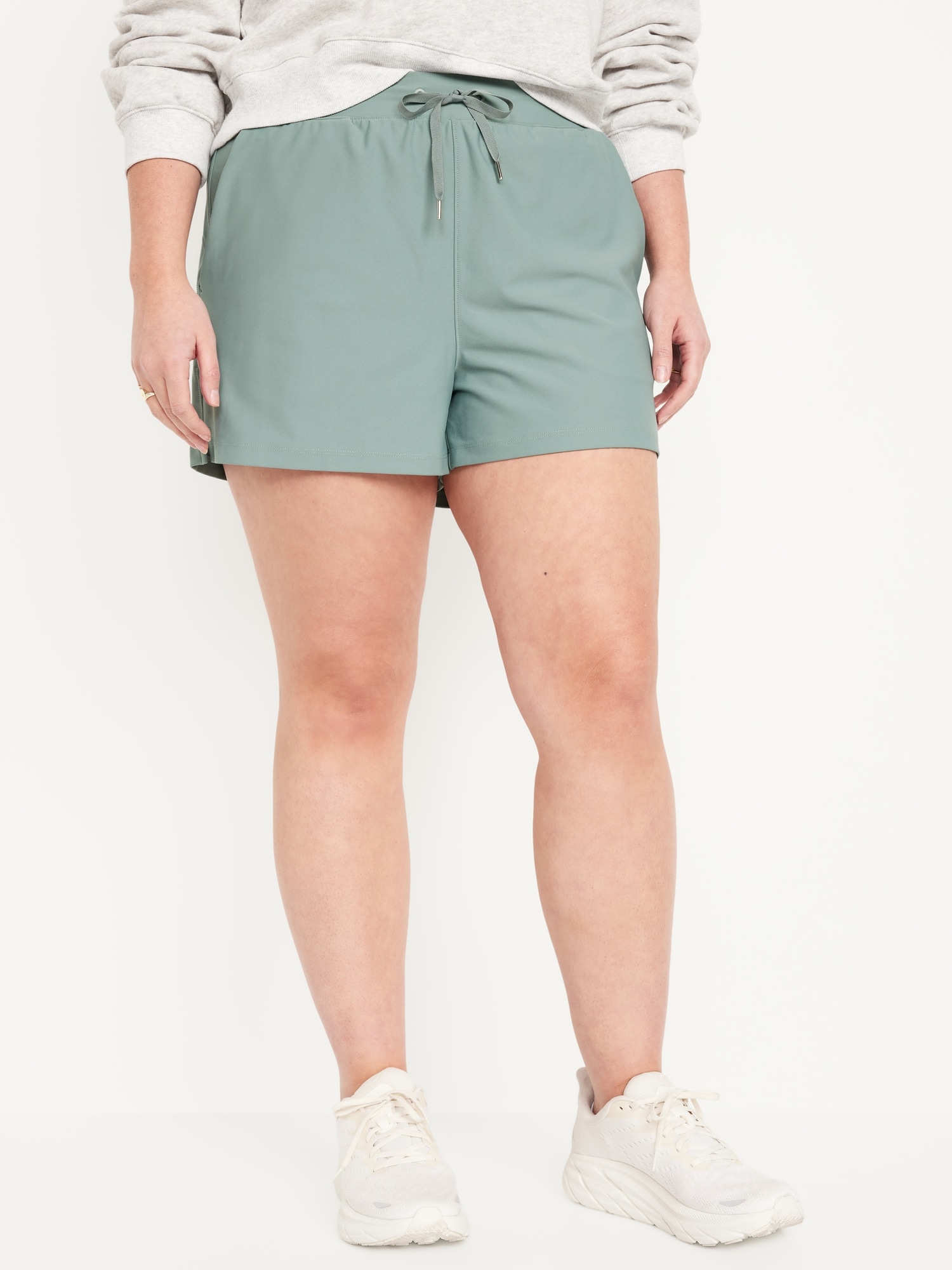 Old Navy High-Waisted PowerSoft Loose Shorts for Women -- 3-inch inseam