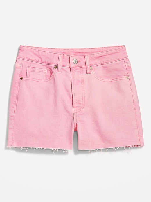 Image number 4 showing, High-Waisted OG Jean Cut-Off Shorts -- 3-inch inseam