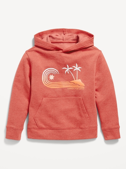 View large product image 2 of 3. Long-Sleeve Graphic Pullover Hoodie for Boys