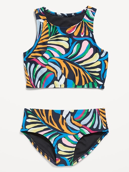 View large product image 1 of 2. Printed Bikini Swim Set for Girls