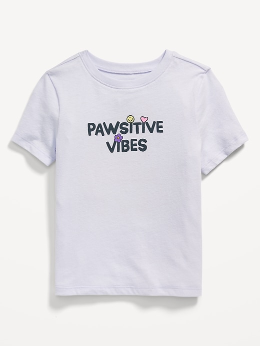 View large product image 1 of 2. Short-Sleeve Graphic T-Shirt for Toddler Girls