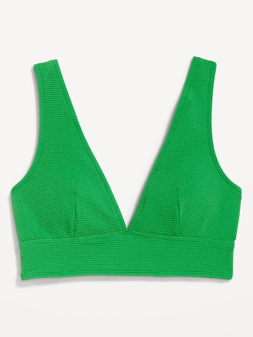Image number 4 showing, V-Neck Longline Bikini Swim Top