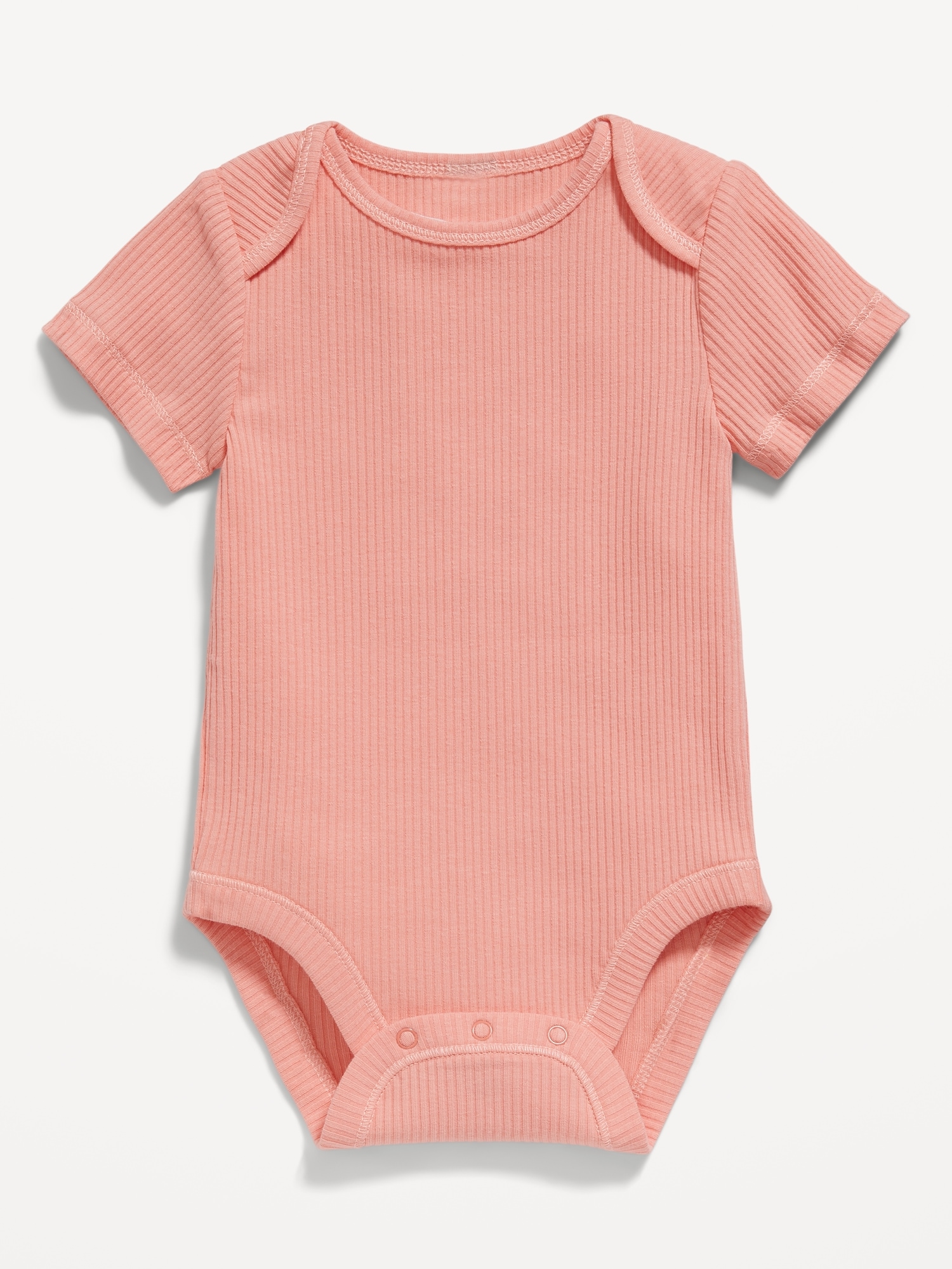 Short-Sleeve Rib-Knit Bodysuit for Baby