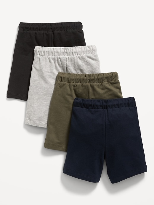 View large product image 2 of 3. 4-Pack Functional Drawstring Shorts for Toddler Boys