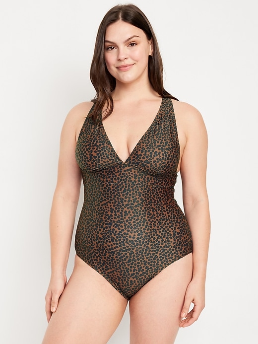 Image number 5 showing, Tie-Back One-Piece Swimsuit