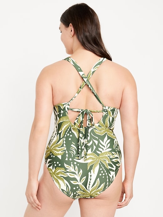 Image number 6 showing, Tie-Back One-Piece Swimsuit