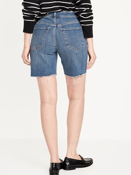 Image number 2 showing, High-Waisted OG Button-Fly Shorts -- 7-inch inseam