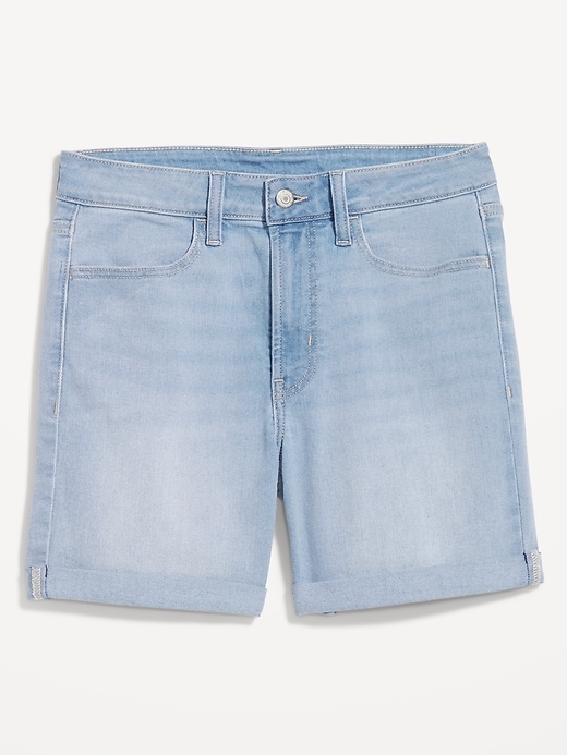 High-Waisted Wow Jean Shorts -- 5-inch inseam | Old Navy