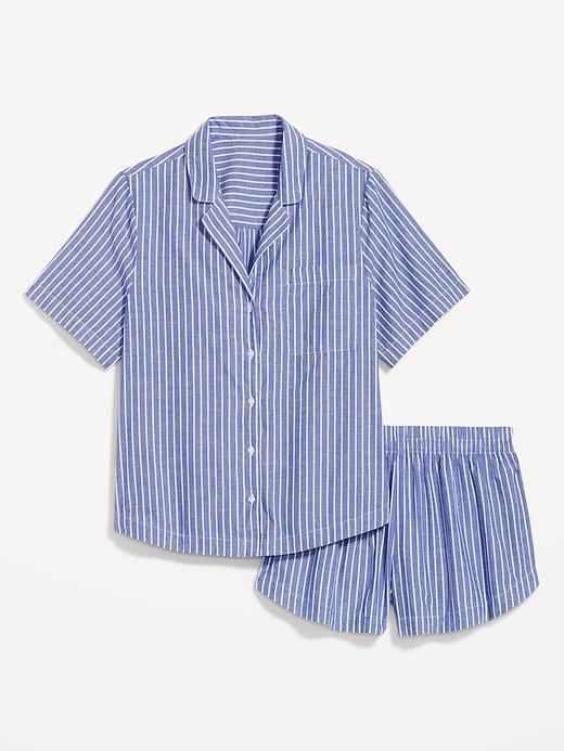 Image number 4 showing, Poplin Pajama Short Set