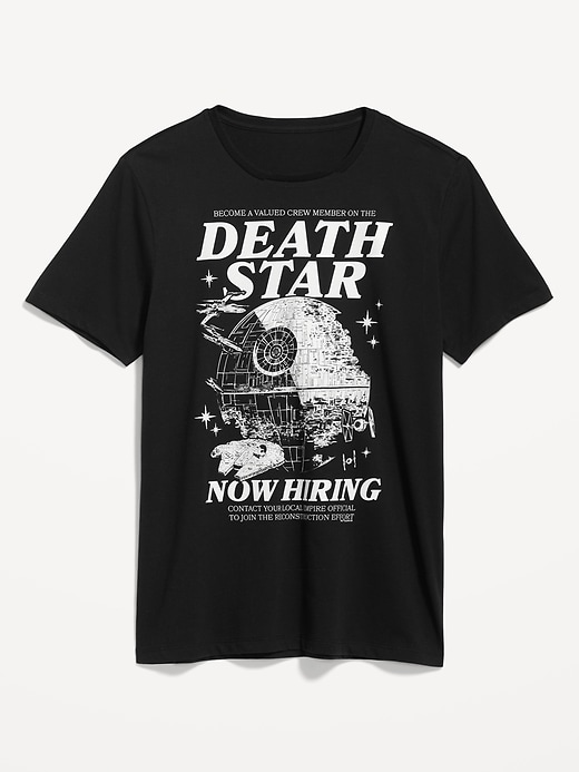 View large product image 1 of 1. Star Wars™ "Death Star" Gender-Neutral T-Shirt for Adults
