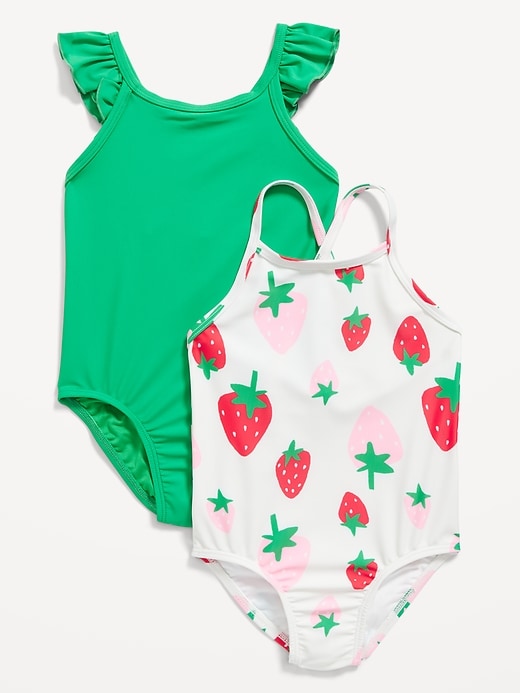 View large product image 1 of 2. Printed Swimsuit 2-Pack for Toddler & Baby